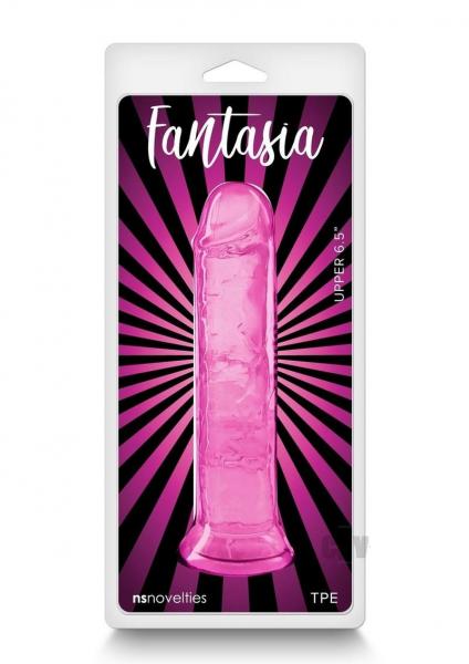 Fantasia Upper 6.5 In. Jelly Dildo Pink