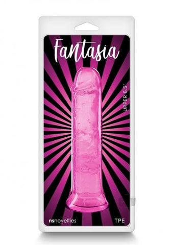 Fantasia Upper 6.5 In. Jelly Dildo Pink