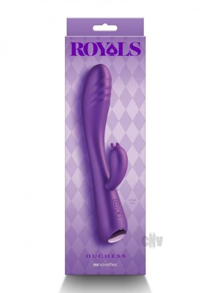 Royals Duchess Rabbit Vibrator Metallic Purple