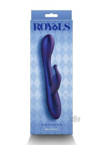 Royals Empress Rabbit Vibrator Metallic Blue