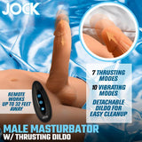 Jock Male Masturbator With Thrusting Posable 7 In. Dildo Medium