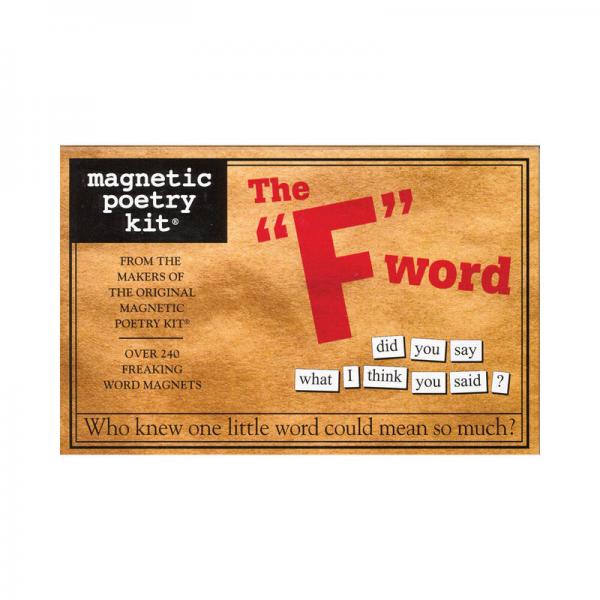 Magnetic Poetry Kit: The "f" Word