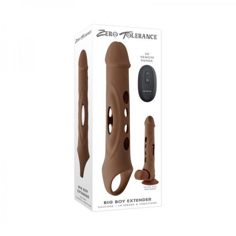 Zero Tolerance Big Boy Extender Rechargeable Extension With Remote Silicone Dark