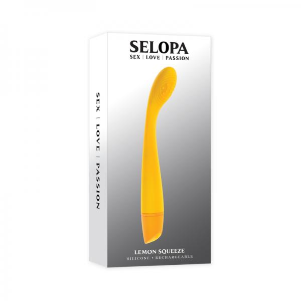 Selopa Lemon Squeeze Rechargeable Vibe Silicone Yellow