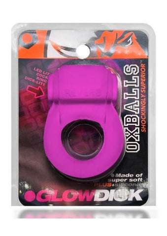 Oxballs Glowdick Cockring With Led Pink Ice