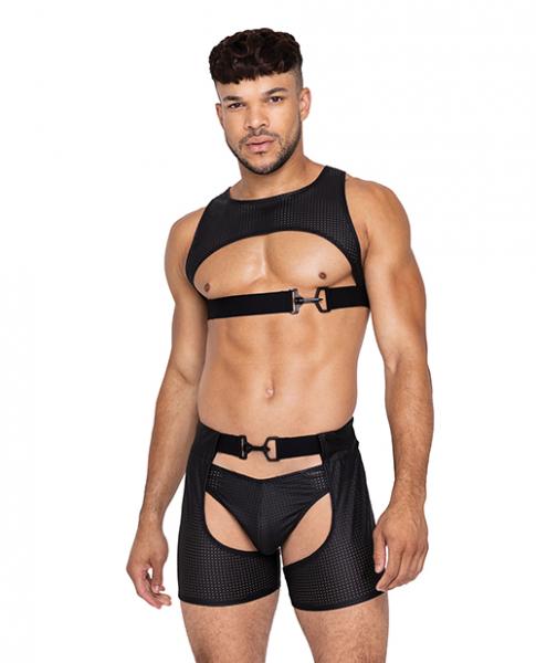 Master Harness W/hook & Ring Closure Black Sm