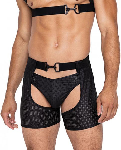 Master Thong W/contoured Pouch Black Md