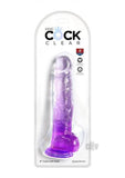 Kc 8 Cock Clear W/balls Purple