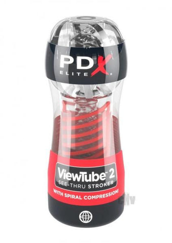 Pdx Elite Viewtube 2 Stroker Clr/red