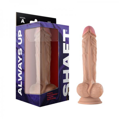 Shaft Model A Liquid Silicone 10.5 In. Dildo With Balls Pine