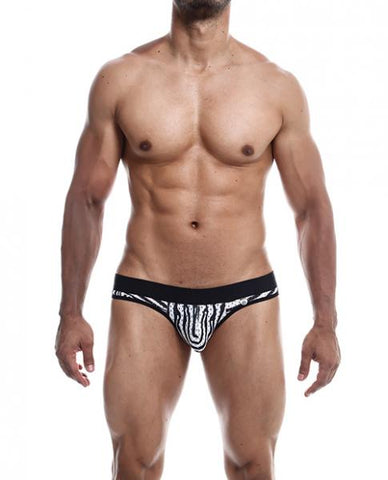 Male Basics Mob Aero Jock Zebra Xl