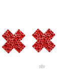 X Factor Nipple Jewel Stickers O/s Red