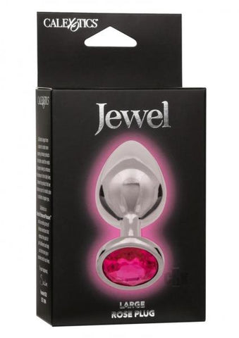 Jewel Large Rose Plug Pink