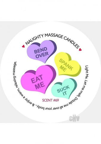 Kama Sutra Mini Massage Valentines Candle - 1.7 Oz Mini Hearts