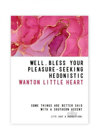 Wanton Heart Greeting Card