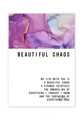 Beautiful Chaos Greeting Card