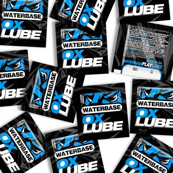 Oxballs Liquislik Waterbase Oxlube Singlet 50/bag