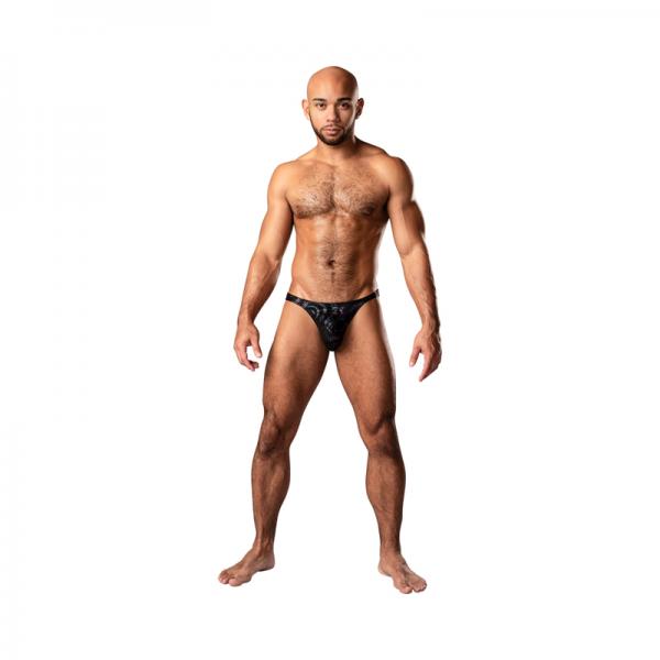 Male Power Kaleidickscope Bong Thong Black L/xl