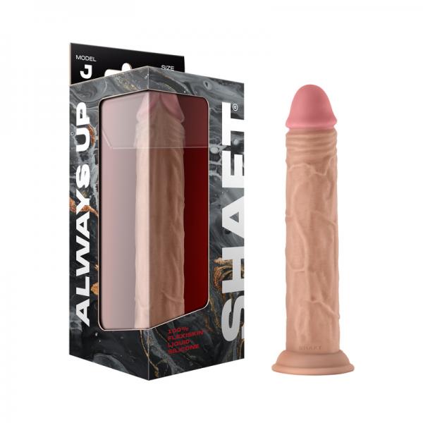 Shaft Model J Liquid Silicone 9.5 In. Dildo Pine