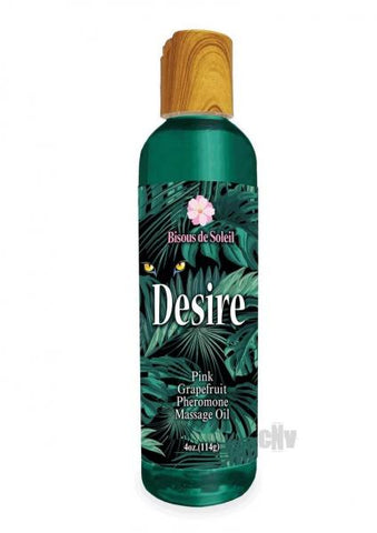 Desire Pheromone Massage Oil Pink Grapefruit 4 Oz.