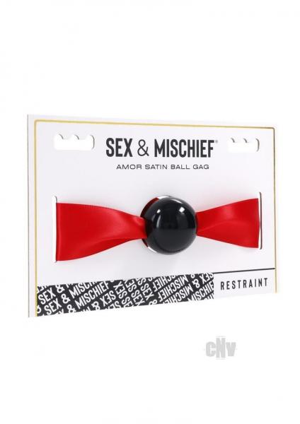 Sportsheets Sex & Mischief Amor Satin Ball Gag