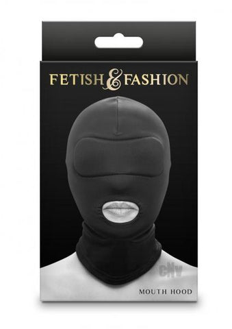 Fetish Fashion Mouth Hood Blk