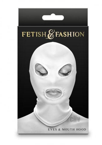 Fetish Fashion Eyes Mouth Hood Wht