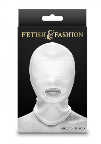 Fetish Fashion Mouth Hood Wht