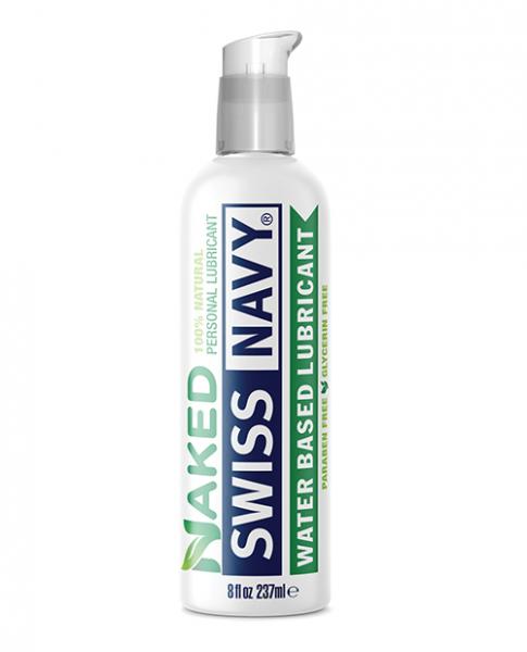 Swiss Navy Naked All Natural Lubricant - 8 Oz