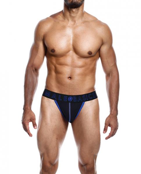 Male Basics Neon Thong Royal Lg