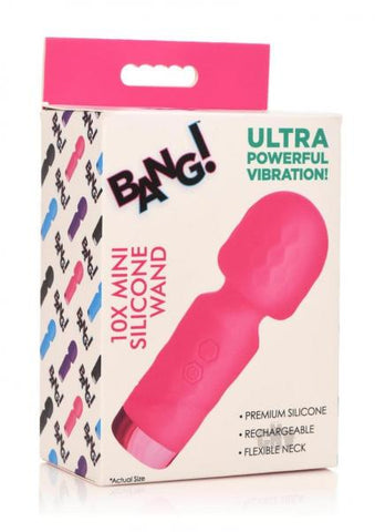 Bang 10x Mini Silicone Wand Pink