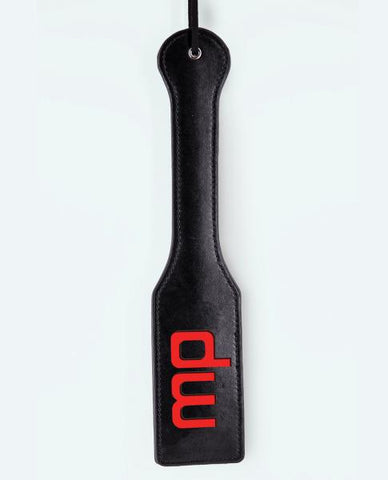 Lust Pu Leather Mp Paddle - Black