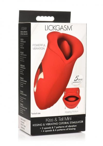 Lickgasm Kiss Tell Mini Red