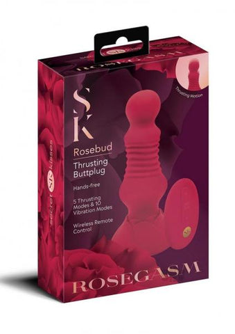 Sk Remote Thrust Rosebud Buttplug