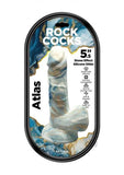 Rock Cocks Atlas Marble Silicone Dildo 5.5 In.