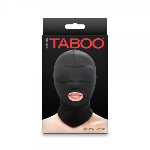 Hustler Taboo Mouth Hood Black