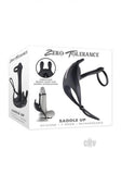 Zero Tolerance Saddle Up Rechargeable Vibrating C-ring & Girth Enhancer Silicone Black