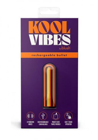 Kool Vibes Rechargeable Mini Bullet Tangerine