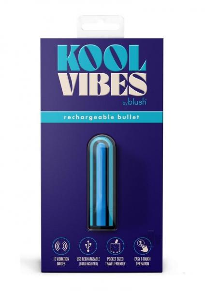 Kool Vibes Rechargeable Mini Bullet Blueberry