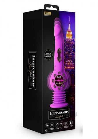 Impressions New York Gyroquake Dildo Purple