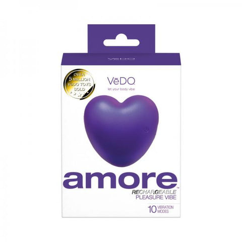 Vedo Amore Rechargeable Pleasure Vibe Purple