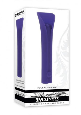 Evolved Full Coverage Rechargeable Bullet Silicone Purple