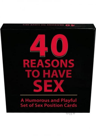 40 Reasons To Have Sex Cards