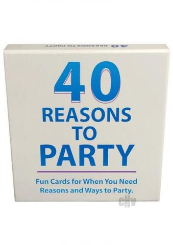 40 Reasons To Party Cards