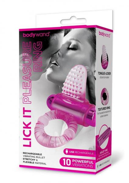 Bodywand Recharge Lick It Pleasure Pink