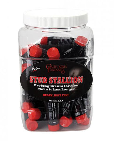 Stud Stallion Prolong Cream For Men - .05 Oz Tube Bowl Of 36