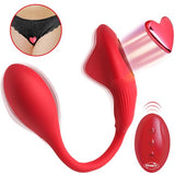 Double Love Connection Silicone Panty Vibe With Remote Control