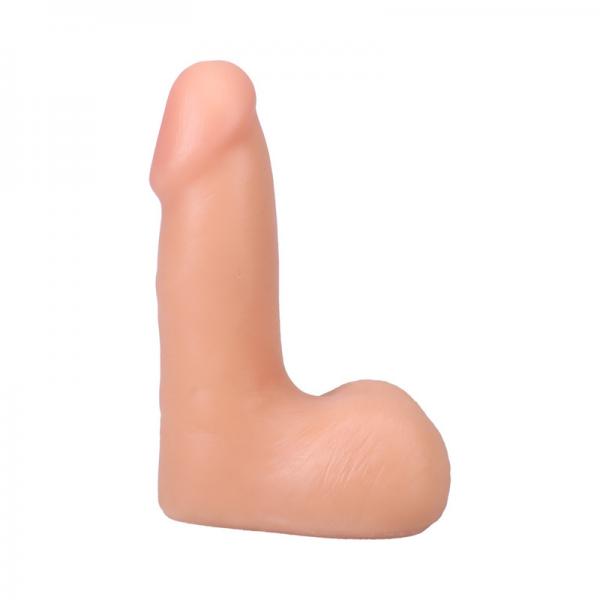 The Realistic Cock 5 In. Ultraskyn Vac-u-lock Dildo With Balls Vanilla