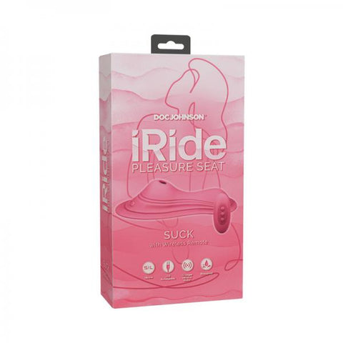 Iride Pleasure Seat Suck Rechargeable With Wireless Remote Dusty Pink