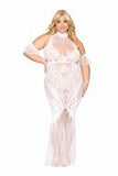 Bodystocking Gown White Q/s